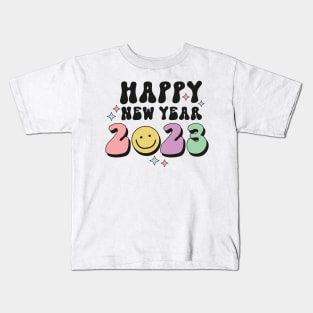 Happy New Year 2023 new year christmas gift idea Kids T-Shirt